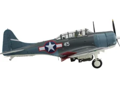 Douglas SBD-5 Dauntless Bomber Aircraft "VB-16, USS Lexington" (1943) United States Navy "Premium Collection" 1/32 Diecast Model by Hobby Master
