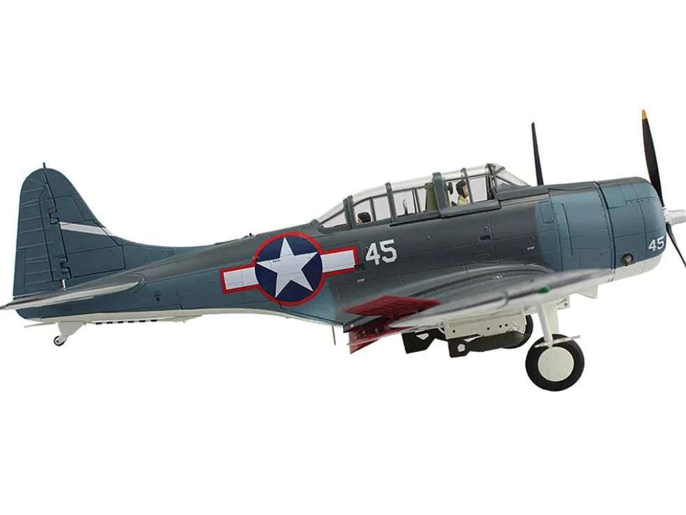 Douglas SBD-5 Dauntless Bomber Aircraft "VB-16, USS Lexington" (1943) United States Navy "Premium Collection" 1/32 Diecast Model by Hobby Master