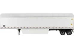 53' Dry Cargo Van Trailer White Transport Series 1/50 Diecast Model Diecast Masters 91021