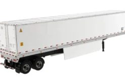 53' Dry Cargo Van Trailer White Transport Series 1/50 Diecast Model Diecast Masters 91021