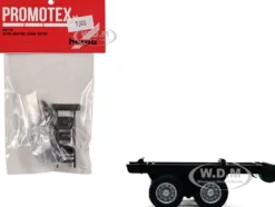 Dual Axle Trailer Chassis 1/87 (HO) Plastic Model by Promotex