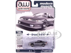 1991 Eagle Talon TSi Medium Quartz Metallic with Black Top "Modern Muscle" Series 1/64 Diecast Model Car by Auto World