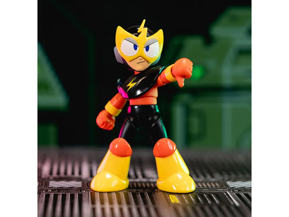 Elec Man 4.5" Moveable Figure with Accessories and Alternate Head and Hands "Mega Man" (1987) Video Game Model by Jada