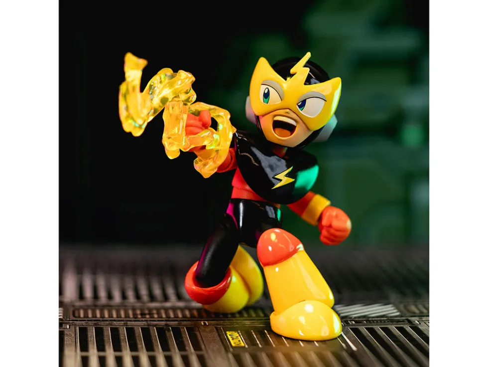 Elec Man 4.5" Moveable Figure with Accessories and Alternate Head and Hands "Mega Man" (1987) Video Game Model by Jada