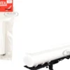 Elliptical Tanker Trailer White 1/87 (HO) Plastic Model by Promotex