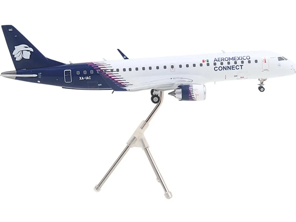 Embraer ERJ-190 Commercial Aircraft "Aeromexico Connect" (XA-IAC) White with Blue Tail "Gemini 200" Series 1/200 Diecast Model Airplane by GeminiJets