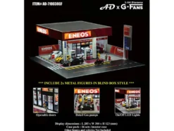 Eneos Japan Gas Station Diorama Set