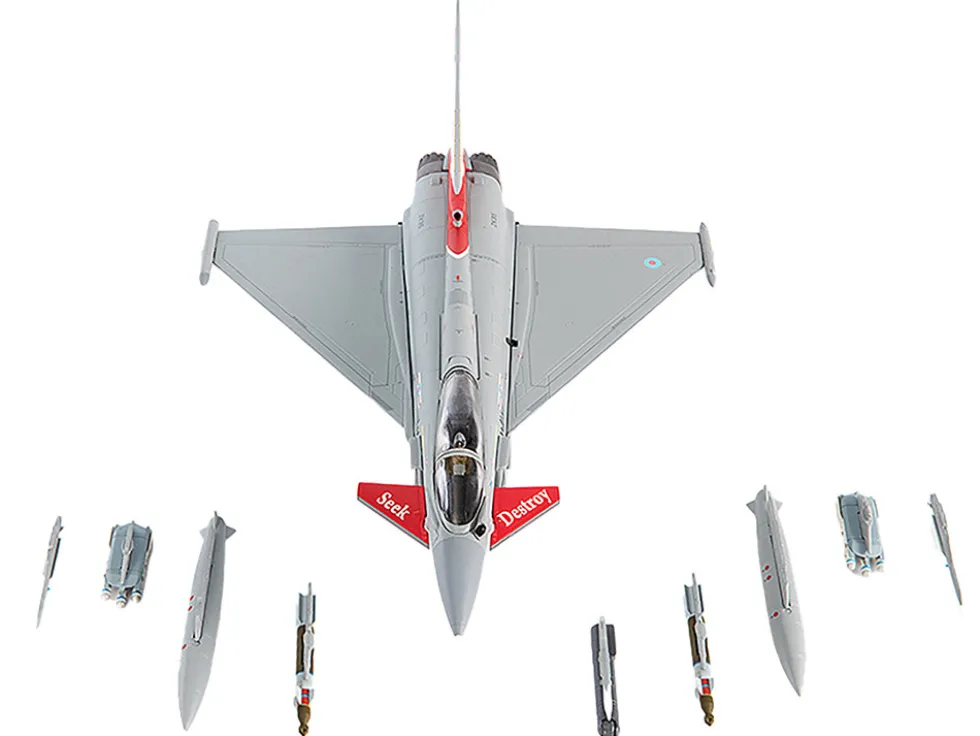 Eurofighter Typhoon FGR4 EF-2000 Aircraft "No.41(R) Squadron, 100th Anniversary" (2016) British Royal Air Force 1/72 Diecast Model by JC Wings
