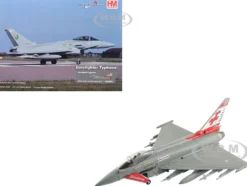 Eurofighter Typhoon Fighter Aircraft "ZK315, 41 Squadron, RAF Coningsby" (2015) Royal Air Force "Air Power Series" 1/72 Diecast Model by Hobby Master