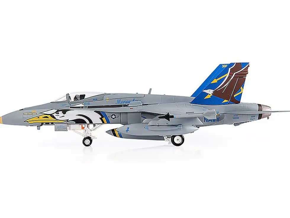 F/A-18C U.S. Navy Hornet Fighter Aircraft VFA-82 Marauders Display Stand Limited Edition 600 pieces Worldwide 1/72 Diecast Model JC Wings JCW-72-F18-014