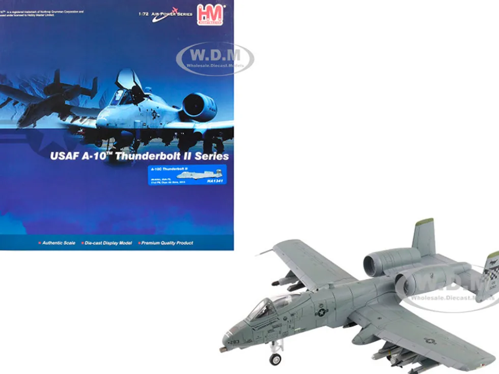 Fairchild Republic A-10C Thunderbolt II Attack Aircraft "80-0283, 25th FS, 51st FW, Osan Air Base" (2015) United States Air Force "Air Power Series" 1/72 Diecast Model by Hobby Master