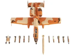 Fairchild Republic A-10C Thunderbolt II Attack Aircraft "917th Tactical Fighter Wing, Operation Desert Storm" (1990) United States Air Force 1/144 Diecast Model by JC Wings