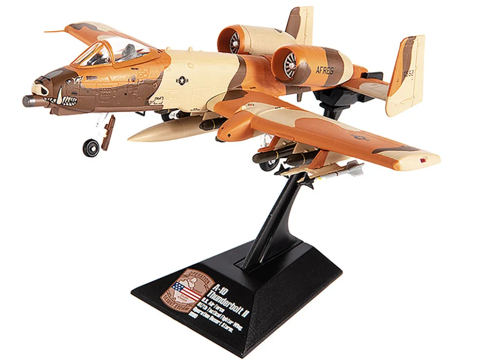 Fairchild Republic A-10C Thunderbolt II Attack Aircraft "917th Tactical Fighter Wing, Operation Desert Storm" (1990) United States Air Force 1/144 Diecast Model by JC Wings