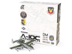 Fairchild Republic A 10C Thunderbolt II Attack Aircraft 355th Fighter Wing 354th Fighter Squadron Bulldogs 2020 United States Air Force 1/144 Diecast Model JC Wings JCW-144-A10-003