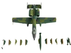 Fairchild Republic A-10 Thunderbolt II Attack Aircraft "23rd Tactical Fighter Wing, 706th Fighter Squadron, Operation Desert Storm" (1991) United States Air Force 1/144 Diecast Model by JC Wings