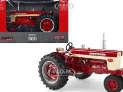 Farmall 560 Narrow Front Tractor Red Case IH Agriculture Series Prestige Collection 1/16 Diecast Model ERTL TOMY 44310