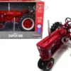 Farmall Super MD Narrow Front Tractor Red Blue Ribbon Reconditioned Case IH Agriculture Series 1/16 Diecast Model ERTL TOMY 44286