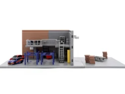 Fast & Furious Han's Garage Diorama with 2 Cars and Accessories