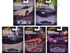 Fast & Furious 2025 5 piece Set K Diecast Model Cars by Hot Wheels