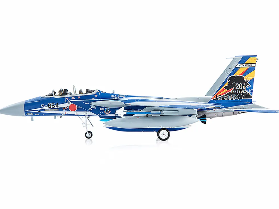 F-15DJ JASDF Japan Air Self-Defense Force Eagle Fighter Aircraft 23rd Fighter Training Group 20th Anniversary Display Stand Limited Edition 600 pieces Worldwide 1/72 Diecast Model JC Wings JCW-72-F15-015