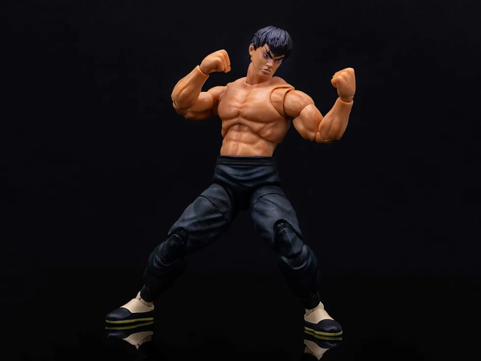 Fei Long 6 Moveable Figure with Accessories and Alternate Head and Hands Ultra Street Fighter II The Final Challengers 2017 Video Game model Jada 34217