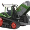 Fendt 1167 Vario MT Track Type Tractor Green White Top 1/64 Diecast Model SpecCast SCT780