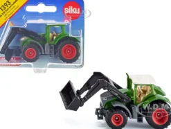 Fendt 1050 Vario Tractor with Front Loader Green with White Top Diecast Model Siku SK1393