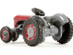 Ferguson Tractor Red and Gray 1/148 (N) Scale Diecast Model Car by Oxford Diecast