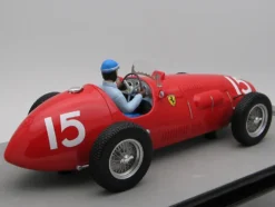 Ferrari 500 #15 Alberto Ascari Winner Formula Two F2 England GP 1952 with Driver Figure Mythos Series Limited Edition to 70 pieces Worldwide 1/18 Model Car Tecnomodel TMD18-66B