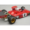 Ferrari 312B3-73 (Broke Nose) #4 Arturo Merzario Formula One F1 "Canadian GP" (1973) "Mythos Series" with Driver Figure and Display Case Limited Edition to 35 pieces Worldwide 1/18 Model Car by Tecnomodel