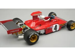 Ferrari 312B3-73 (Broke Nose) #4 Arturo Merzario Formula One F1 "Canadian GP" (1973) "Mythos Series" with Driver Figure and Display Case Limited Edition to 35 pieces Worldwide 1/18 Model Car by Tecnomodel