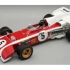 Ferrari 312 B2 #5 Jacky Ickx Formula One F1 "South African GP" (1972) "Mythos Series" with Driver Figure and Display Case Limited Edition to 50 pieces Worldwide 1/18 Model Car by Tecnomodel