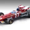 Ferrari 312B #27 Jacky Ickx Formula One F1 Belgian GP 1970 with Driver Figure Mythos Series Limited Edition to 75 pieces Worldwide 1/18 Model Car Tecnomodel TMD18-64C