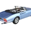 1966 Ferrari 365 California Convertible S/N 08347 "Geneve Motor Show" Light Blue Metallic with DISPLAY CASE Limited Edition to 200 pieces Worldwide 1/18 Model Car by BBR