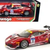 Ferrari 488 Challenge #11 Candy Red White Stripes Ferrari Racing 1/24 Diecast Model Car Bburago 26308