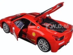 Ferrari 458 Challenge #5 Red 1/24 Diecast Model Car Bburago 26302