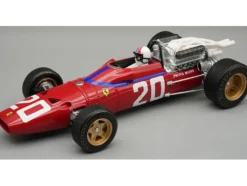 Ferrari 312/67 #20 Chris Amon 3rd Place Formula One F1 "Monaco GP" (1967) "Mythos Series" with Driver Figure and Display Case Limited Edition to 50 pieces Worldwide 1/18 Model Car by Tecnomodel