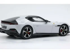 Ferrari 12Cilindri Bianco Artico (Artic White) with Black Top with DISPLAY CASE Limited Edition to 48 pieces Worldwide 1/18 Model Car by BBR