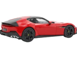 Ferrari 12Cilindri Rosso Corsa Red with Black Top with DISPLAY CASE Limited Edition to 200 pieces Worldwide 1/18 Model Car by BBR