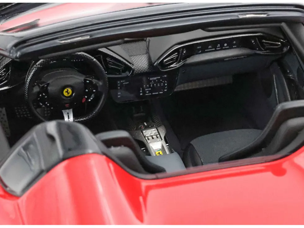 Ferrari 12Cilindri Spider Rosso Corsa Red Limited Edition to 200 pieces Worldwide 1/18 Model Car by BBR