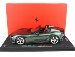 Ferrari 12Cilindri Spider Tuscany Green Metallic Limited Edition to 112 pieces Worldwide 1/18 Model Car by BBR