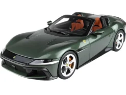 Ferrari 12Cilindri Spider Tuscany Green Metallic Limited Edition to 112 pieces Worldwide 1/18 Model Car by BBR