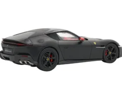 Ferrari 12Cilindri with Panoramic Roof Matt Black with DISPLAY CASE Limited Edition to 48 pieces Worldwide 1/18 Model Car by BBR