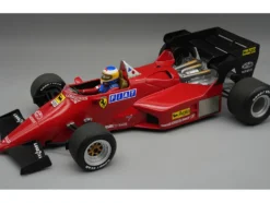 Ferrari 126 C4-M2 Michele Alboreto Formula One F1 World Championship "Presentation Version" (1984) with Driver "Mythos Series" Limited Edition to 40 pieces Worldwide 1/18 Model Car by Tecnomodel