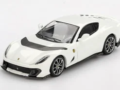 Ferrari 812 Competizione Bianco Avus White 1/64 Diecast Model Car by BBR