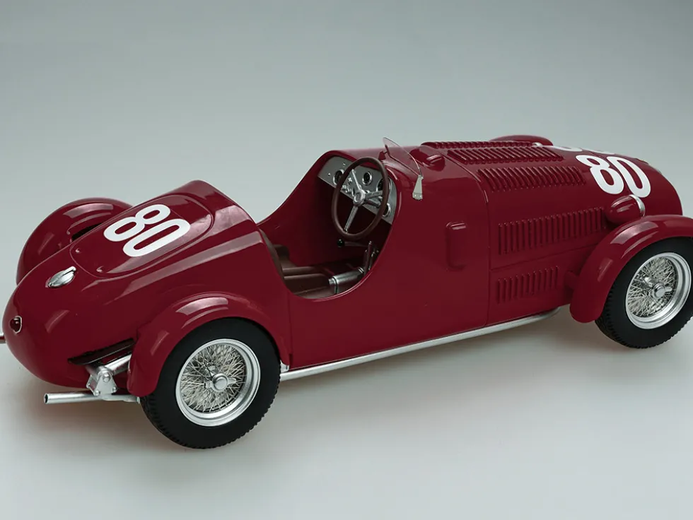 Ferrari 125C #80 Tazio Nuvolari Winner Circuito Di Parma 1947 Limited Edition to 90 pieces Worldwide Mythos Series 1/18 Model Car Tecnomodel TM18-297D