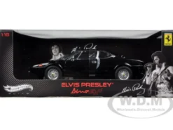 Ferrari Dino 308 GT4 Elvis Presley Owned Black Elite Edition 1/18 Diecast Model Car Hot Wheels V7425