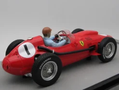 Ferrari Dino 246 #1 Peter Collins Winner Formula One F1 England GP 1958 with Driver Figure Mythos Series Limited Edition to 75 pieces Worldwide 1/18 Model Car Tecnomodel TMD18-116B