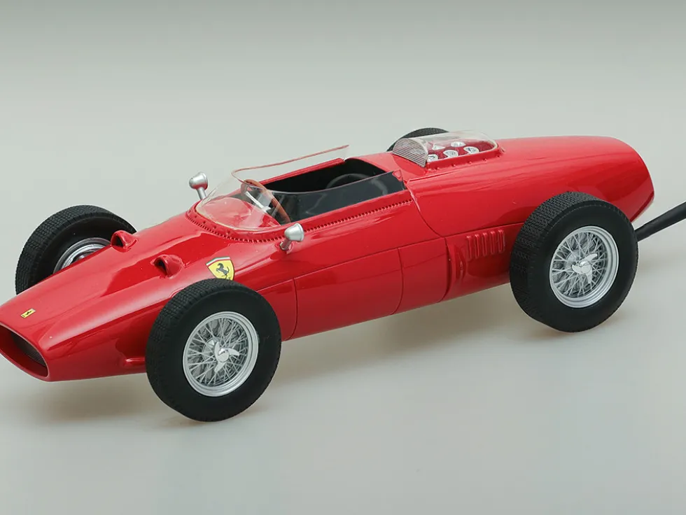 Ferrari 156 Dino Red "Press Version" Formula Two F2 Championship (1960) "Mythos Series" Limited Edition to 45 pieces Worldwide 1/18 Model Car by Tecnomodel