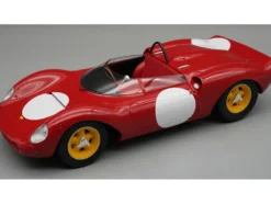 Ferrari 206 Dino SP "Press Version SEFAC" (1965) Red with Blank Number Graphics "Mythos Series" Limited Edition to 35 pieces Worldwide 1/18 Model Car by Tecnomodel